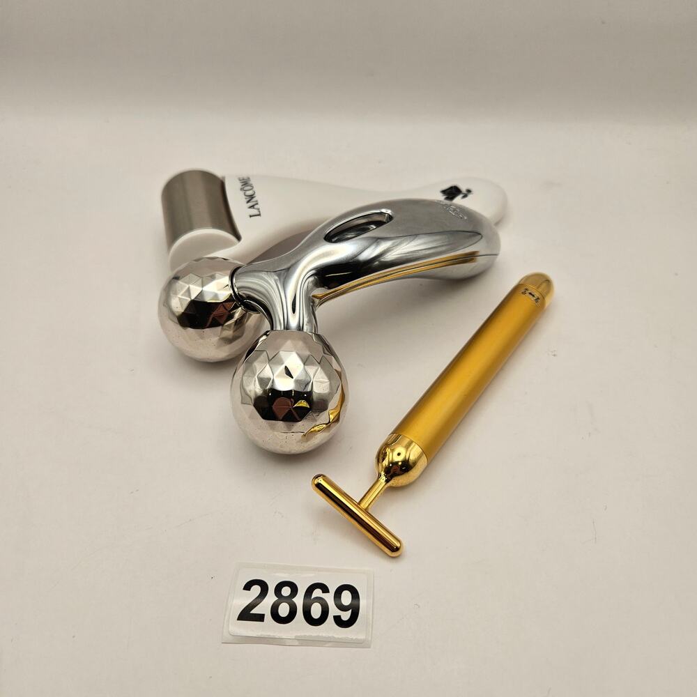 REFA FACE ROLLER PEC-L1706 + GOLDEN PULSE 24K BEAUTY BAR MADE IN JAPAN